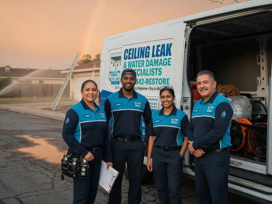 Ceiling Leak Cleanup company in Crestline, CA
