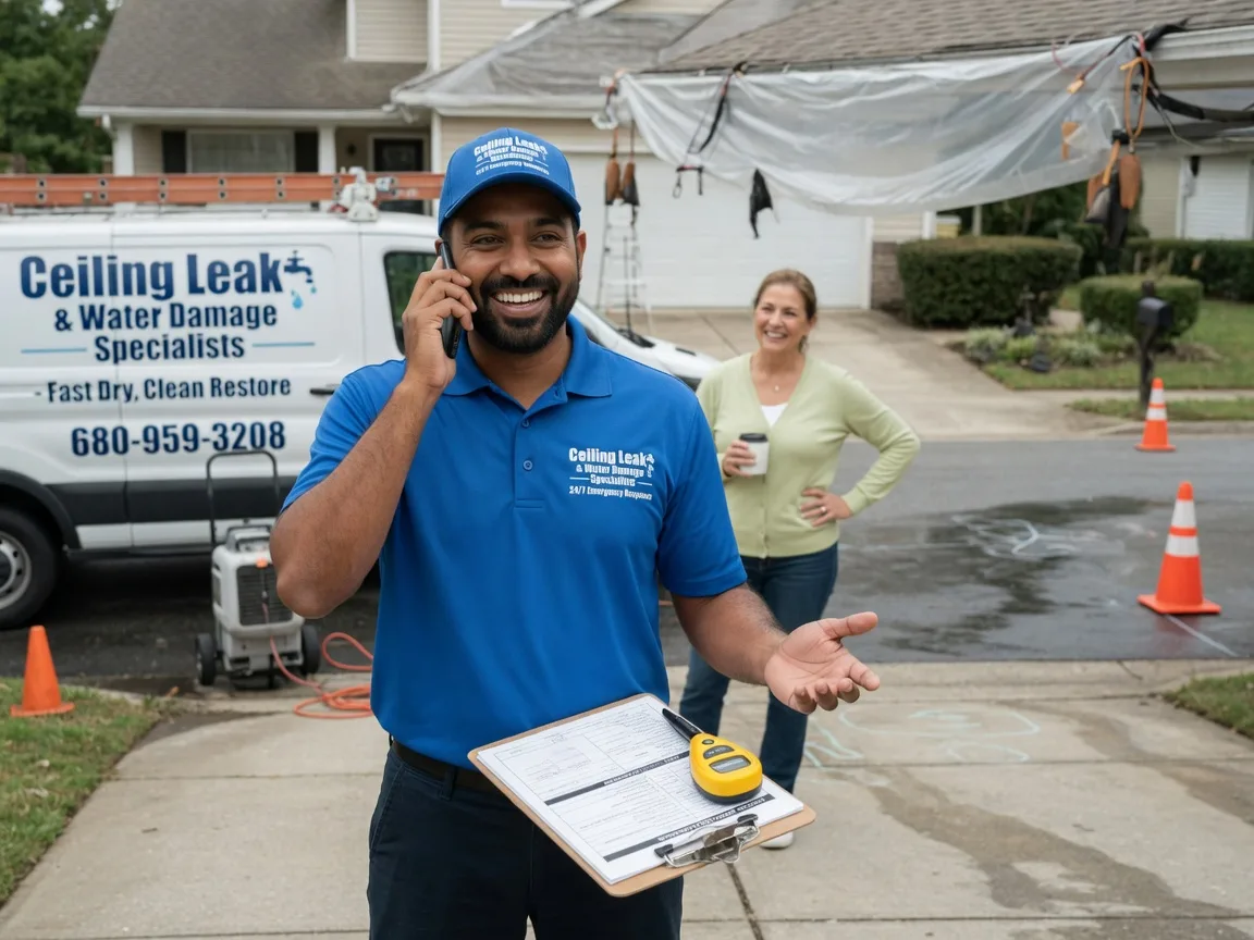 Ceiling Leak Cleanup Crestline, CA FAQs